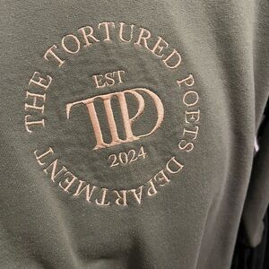 Unofficial Taylor Swift Olive Green Sweatshirt